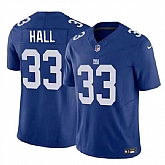 Men & Women & Youth New York Giants #33 Hassan Hall Blue 2023 F.U.S.E. Vapor Untouchable Limited Jersey,baseball caps,new era cap wholesale,wholesale hats